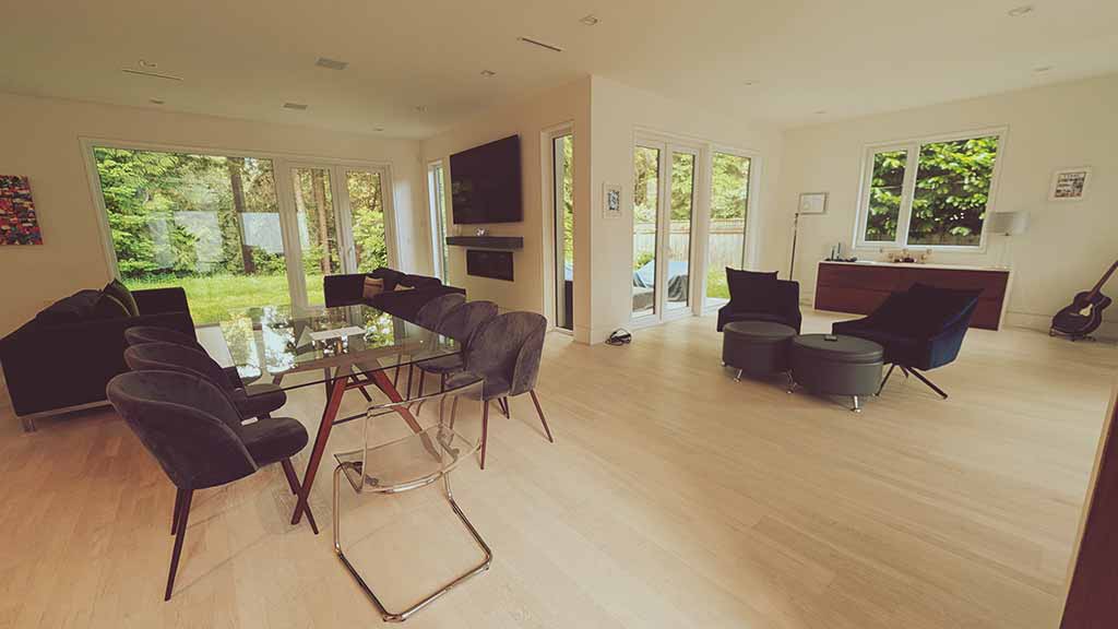 Spring Financial leadership offsite venue setup in North Vancouver